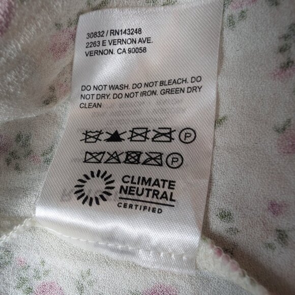 Pre-owned Reformation White Floral Dress - Picture 8 of 8